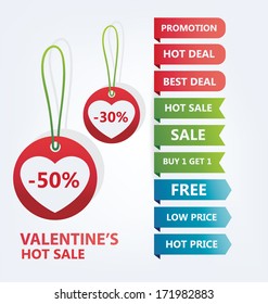 Valentine's day hot sale illustration