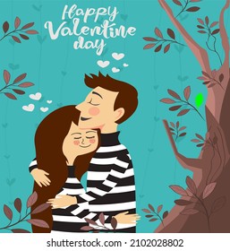 valentine's day with hug 2022