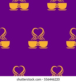 Valentine's Day, the human heart, love Background texture.  Endless abstract pattern.