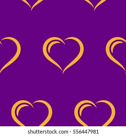 Valentine's Day, the human heart, love Background texture.  Endless abstract pattern.