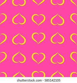 Valentine's Day, the human heart, love Background texture.  Endless abstract pattern.