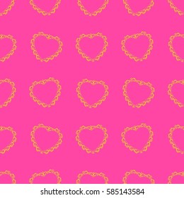 Valentine's Day, the human heart, love Background texture.  Endless abstract pattern.