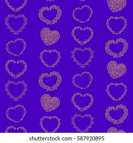 Valentine's Day, the human heart, love Background texture.  Endless abstract pattern.