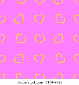 Valentine's Day, the human heart, love Background texture.  Endless abstract pattern.