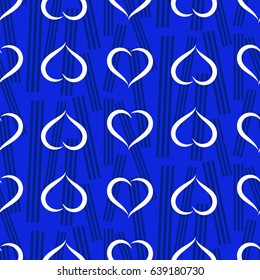 Valentine's Day, the human heart, love Background texture.  Endless abstract pattern.