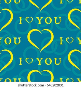Valentine's Day, the human heart, love Background texture.  Endless abstract pattern.