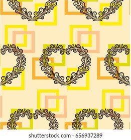 Valentine's Day, the human heart, love Background texture.  Endless abstract pattern.