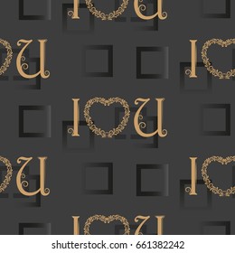 Valentine's Day, the human heart, love Background texture.  Endless abstract pattern.