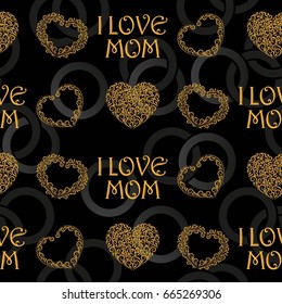 Valentine's Day, the human heart, love Background texture.  Endless abstract pattern.