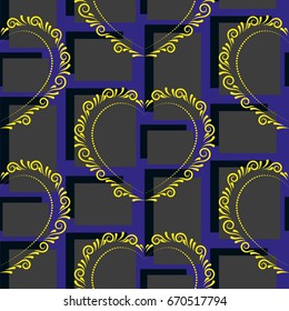 Valentine's Day, the human heart, love Background texture.  Endless abstract pattern.