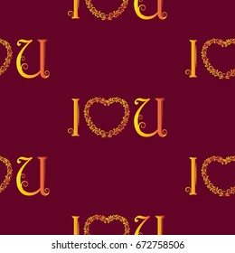 Valentine's Day, the human heart, love Background texture.  Endless abstract pattern.