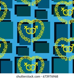Valentine's Day, the human heart, love Background texture.  Endless abstract pattern.