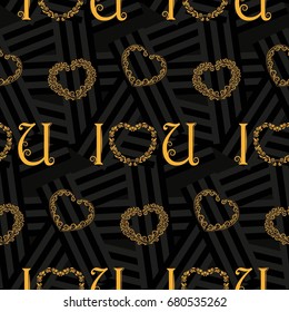 Valentine's Day, the human heart, love Background texture.  Endless abstract pattern.