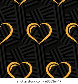 Valentine's Day, the human heart, love Background texture.  Endless abstract pattern.