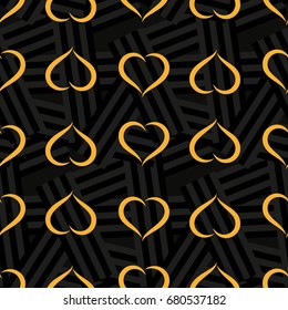 Valentine's Day, the human heart, love Background texture.  Endless abstract pattern.