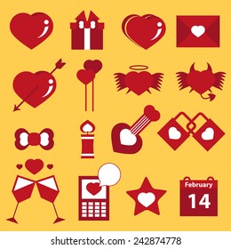 Valentine's Day Icon.