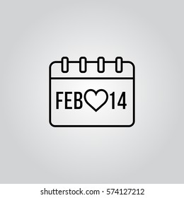 Valentines day icon