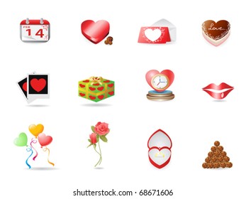Valentine's day icon