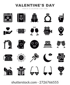Paquete de iconos de San Valentín 25 iconos para Sitios web y App