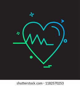 Valentine's day icon design vector 