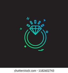 Valentine's day icon design vector