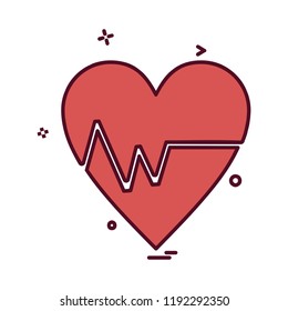 Valentine's day icon design vector 