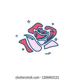 Valentine's day icon design vector