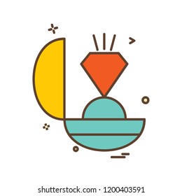 Valentine's day icon design vector 