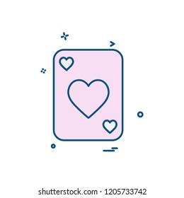 Valentine's day icon design vector