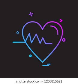 Valentine's day icon design vector 