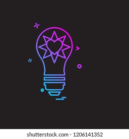 Valentine's day icon design vector