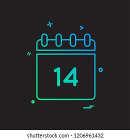 Valentine's day icon design vector