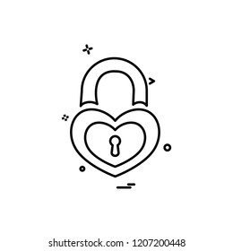 Valentine's day icon design vector