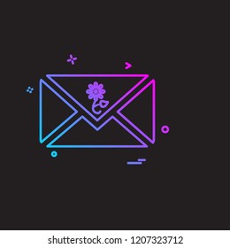 Valentine's day icon design vector