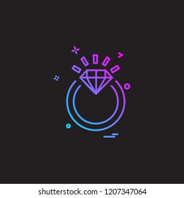 Valentine's day icon design vector
