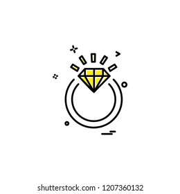 Valentine's day icon design vector