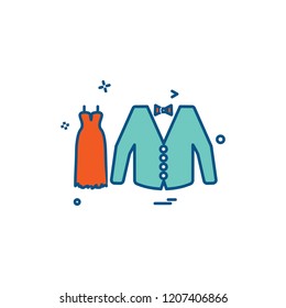 Valentine's day icon design vector