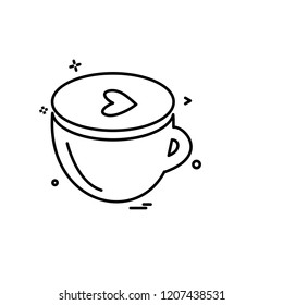 Valentine's day icon design vector