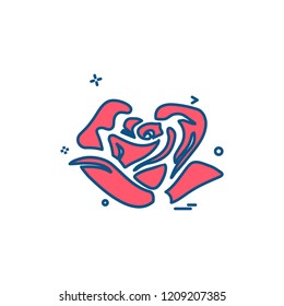 Valentine's day icon design vector
