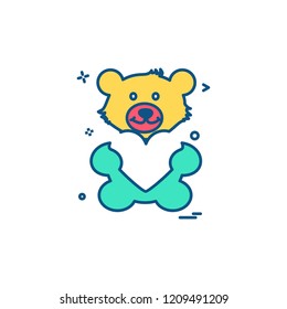 Valentine's day icon design vector