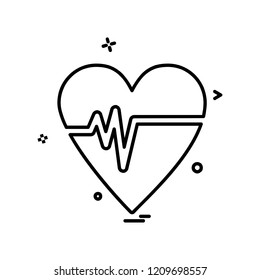Valentine's day icon design vector 