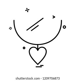 Valentine's day icon design vector 