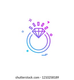 Valentine's day icon design vector