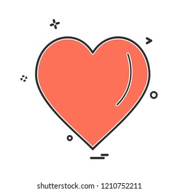 Valentine's day icon design vector 