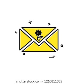 Valentine's day icon design vector