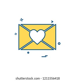 Valentine's day icon design vector