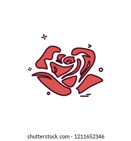 Valentine's day icon design vector