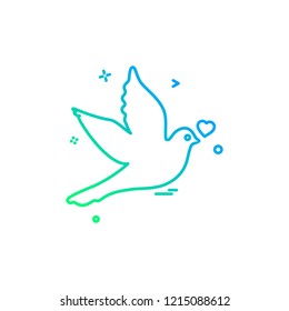 Valentine's day icon design vector