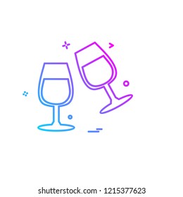 Valentine's day icon design vector