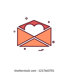 Valentine's day icon design vector